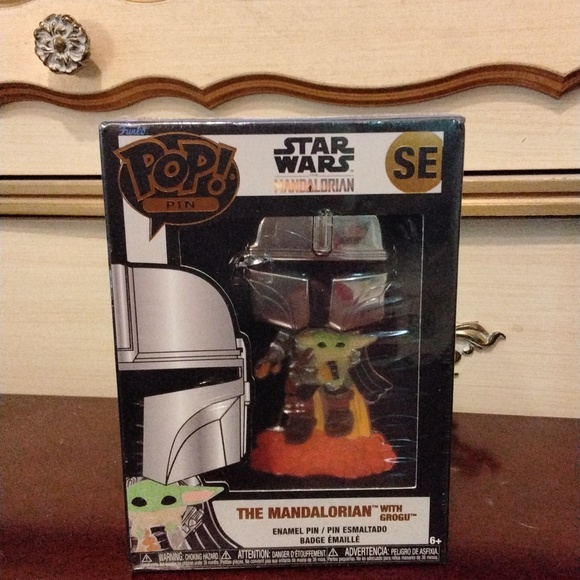 Funko Other - Kid's NEW Funko Star Wars The Mandalorian W/ Grogru Pop Pin